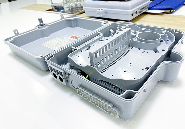 Hộp phối quang ODF 24FO vỏ nhựa, Hộp phối quang ODF 24FO ngoài trời AnRACK